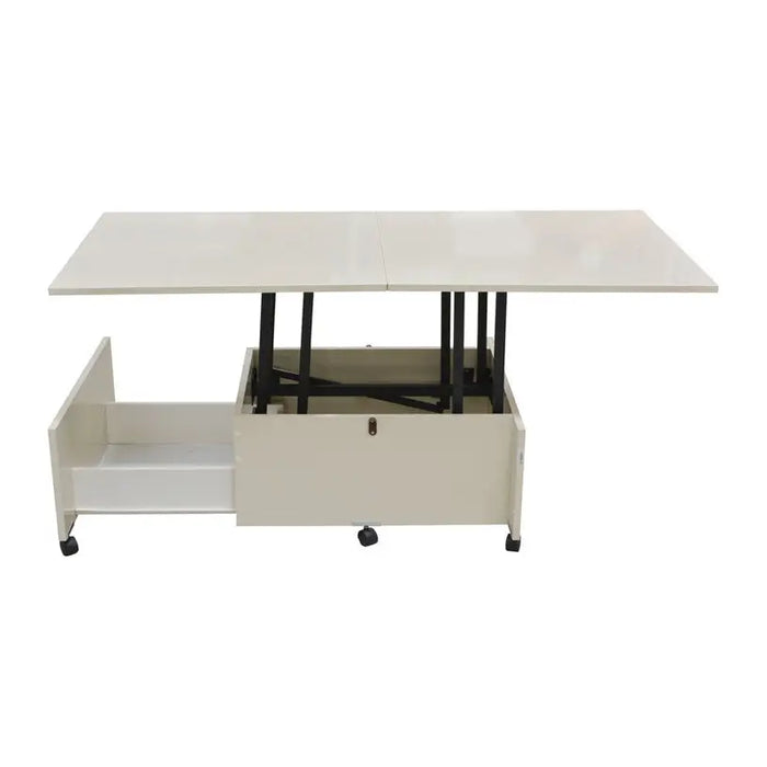 ELEVATING EXTENDABLE DINING TABLE MAGIC 5025 CREAM - Маси<<<Кухненски мебели<<<Кухня<<<Praktiker&&&Маси<<<Мебели и