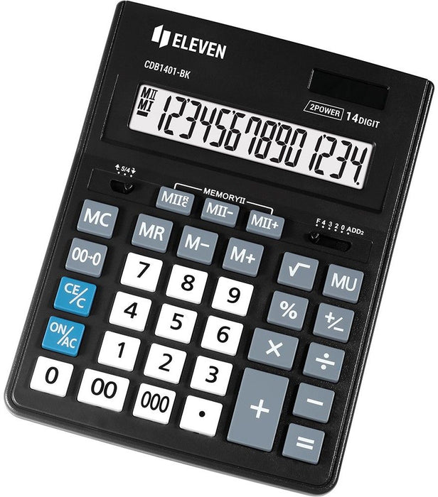Eleven CDB1401-BK black office calculator