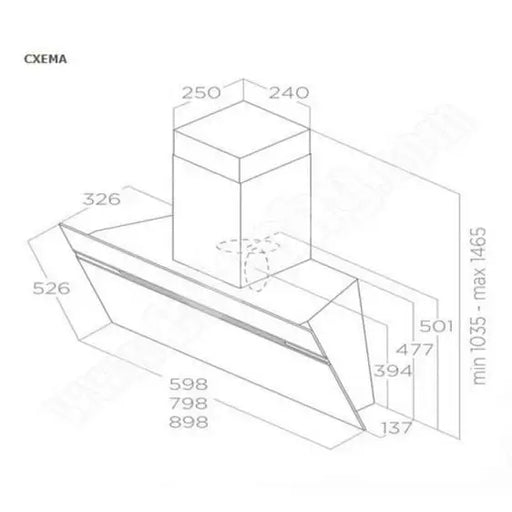 ELICA Stripe Inox 60 hood - Стандартни абсорбатори<<<Абсорбатори<<<Едра бяла техника<<<TechnoMix
