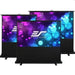Elite Screen F84XWH2 84’’ (16:9),Kestrel Tab-Tension Floor-up CLR 186 x 105 cm MaxWhite Black - Portable