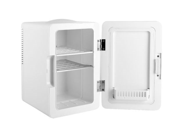 Mini fridge with LED make-up mirror ELLE 4L white