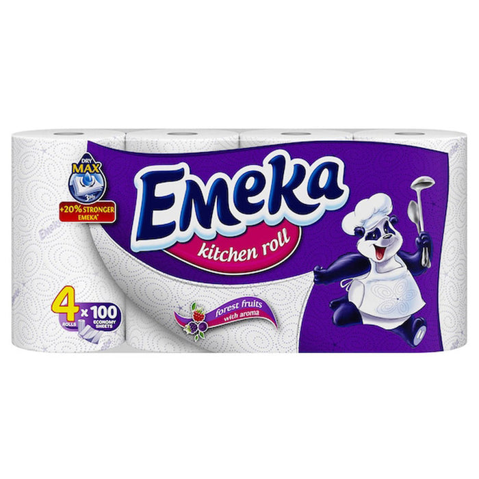 KITCHEN PAPER 3 LAYERS 4 PCS FRESH EMEKA