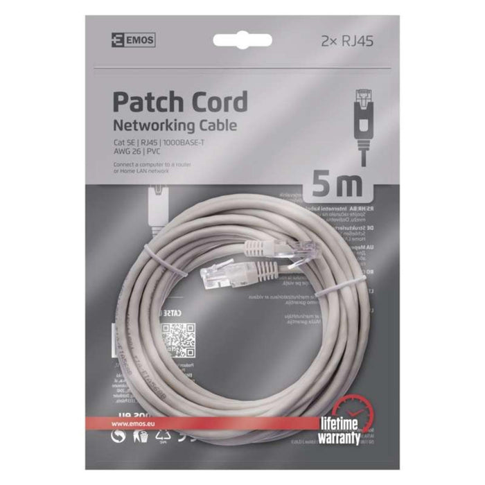 NETWORK CABLE 5M EMOS