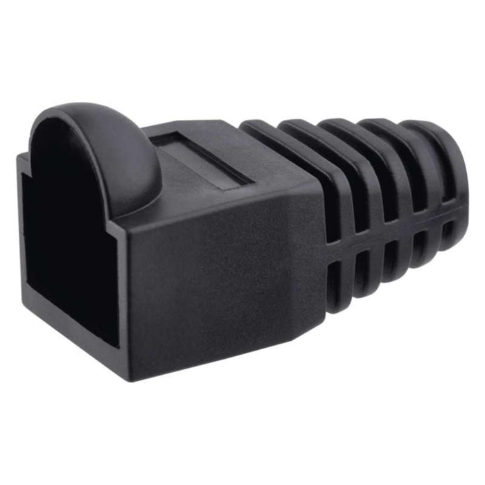 SLEEVE FOR RJ45 CONNECTOR 2 NUMBERS BLACK