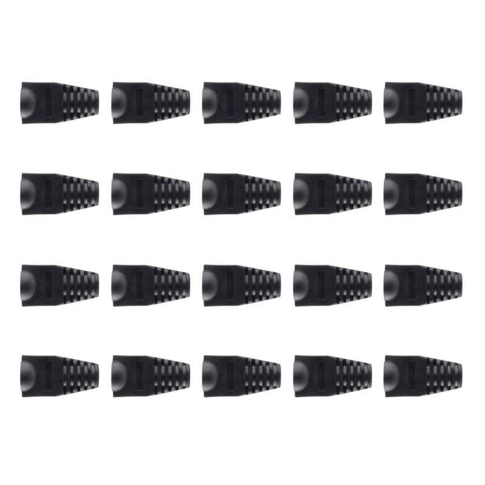 SLEEVE FOR RJ45 CONNECTOR 2 NUMBERS BLACK