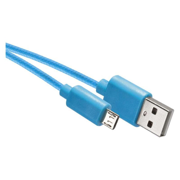 MICRO USB CABLE 2.0, 1M BLUE
