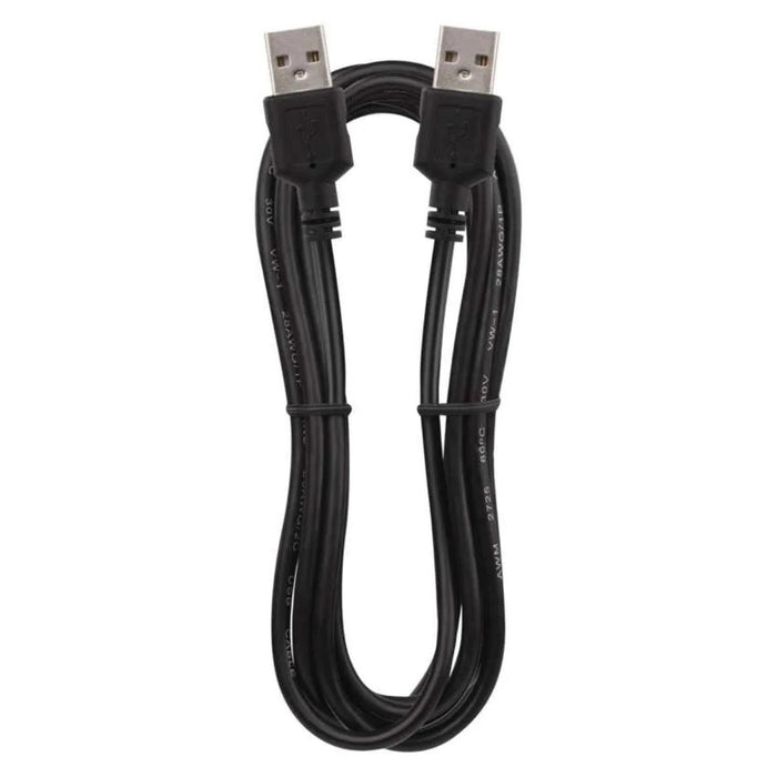 USB CABLE 2.0 USB A MALE 2M BLACK EMOS