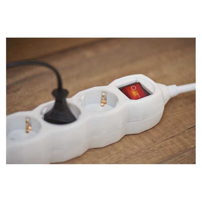 DISCONNECTOR 1.5M WITH 3 SOCKETS AND 16A EMOS SWITCH