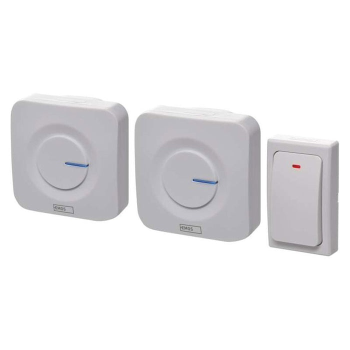 WIRELESS DOORBELL WITH KINETIC BUTTON 220V EMOS P5731