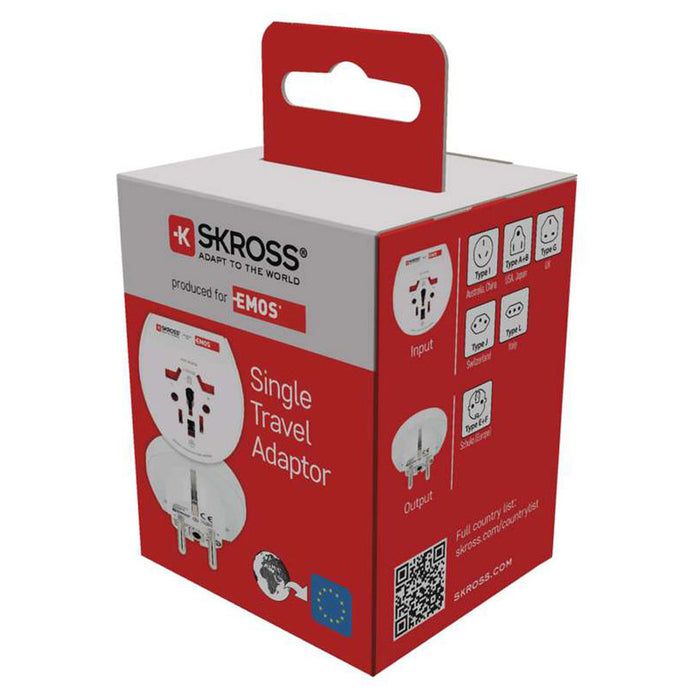 UNIVERSAL ADAPTER WHITE EMOS