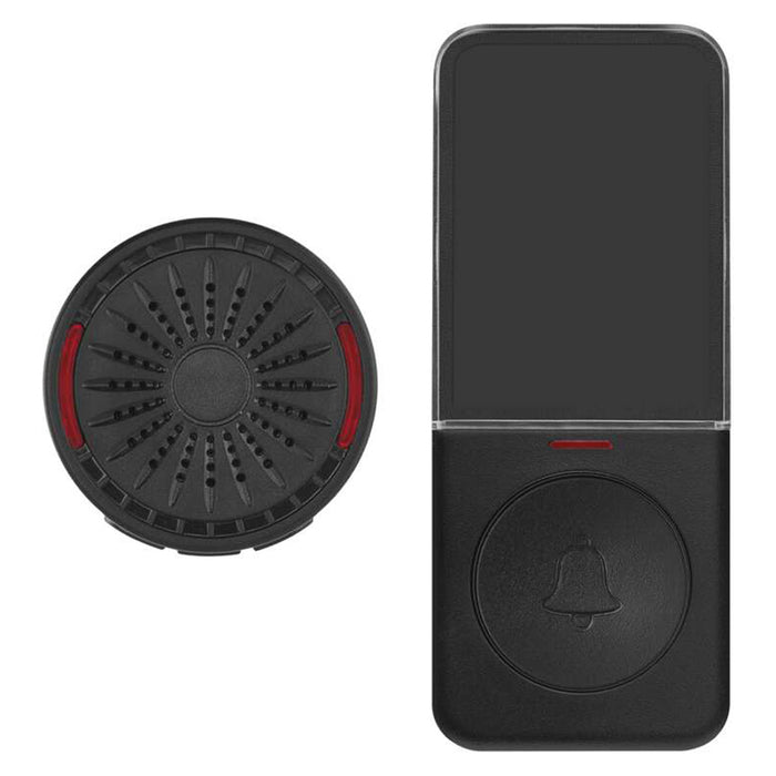 WIRELESS DOORBELL 220V BLACK COMPACT EMOS