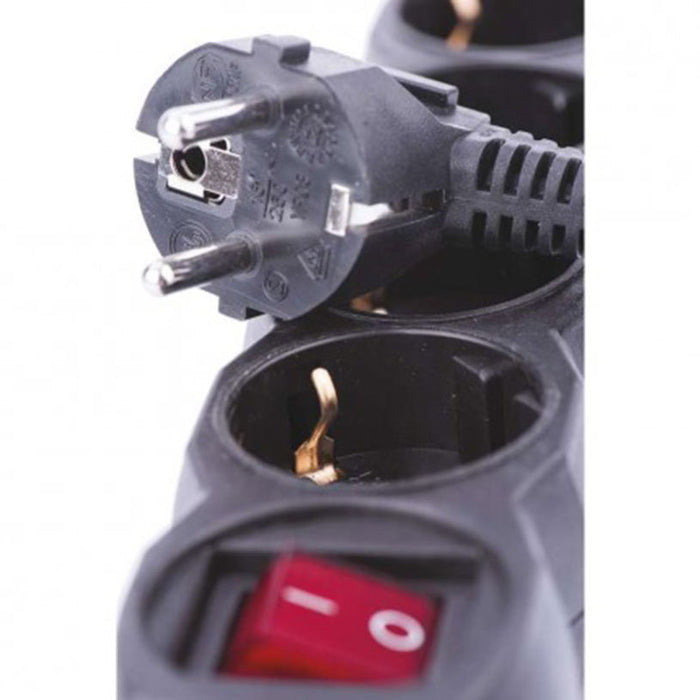 DISCONNECTOR "WITH KEY 3M, 4 SOCKETS" EMOS 4 SOCKETS / 3 M. WITH KEY PC1423
