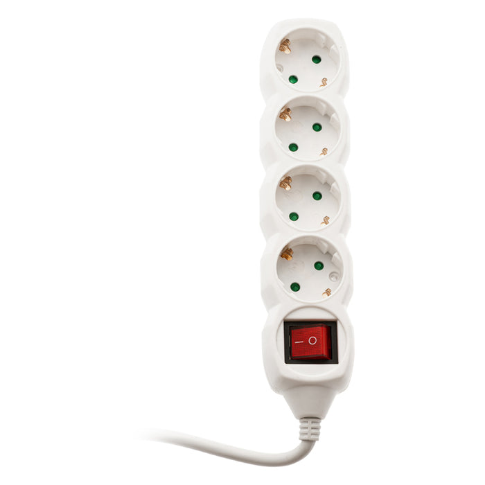 EMOS 16A 4 GN.3M/SWITCH 4242 WHITE