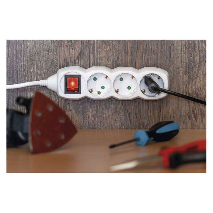 DISCONNECTOR 3M 5 SOCKETS EMOS AND KEY 16A