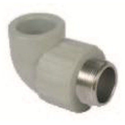 PP-R ELBOW WITH MALE THREAD ENBRABG T3S