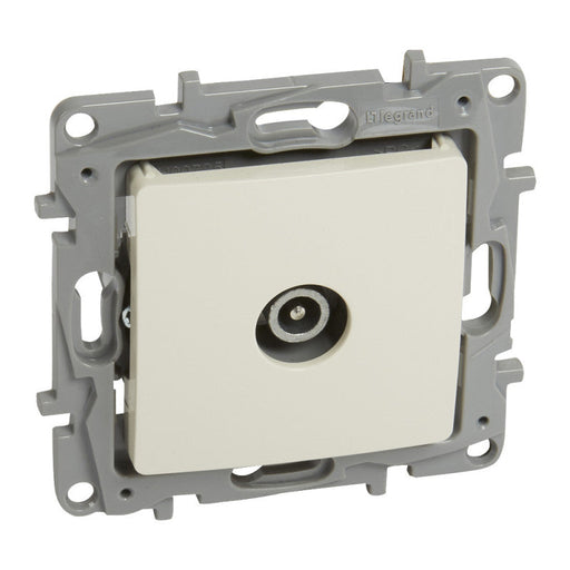 END TV SOCKET NILOE LEGRAND - CREAM - Ключове контакти димери и розетки<<<Електроматериали<<<AmperelB2B