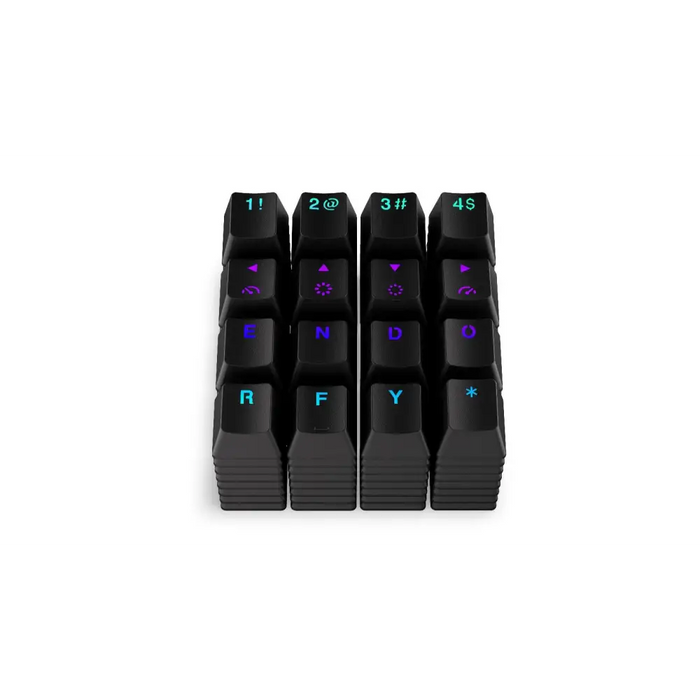 ENDORFY Mechanical Keyboard Caps - 124 pcs PBT - Black - Геймърски аксесоари<<<Геймърска периферия<<<ValiAPI