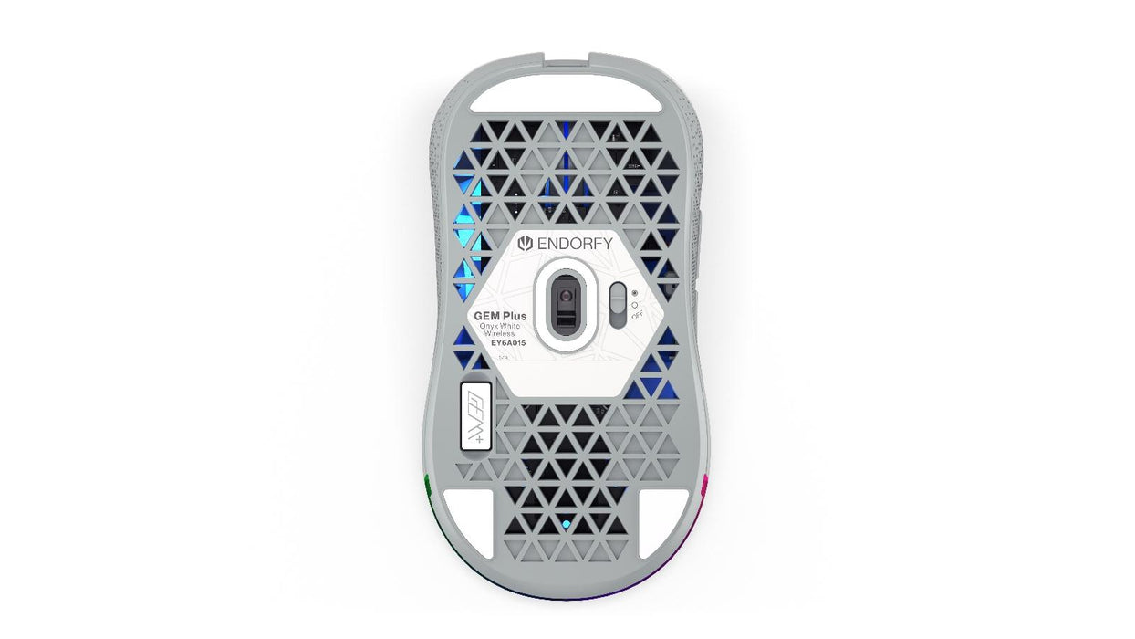 ENDORFY Gem Plus Gaming Wireless Mouse - Onyx White