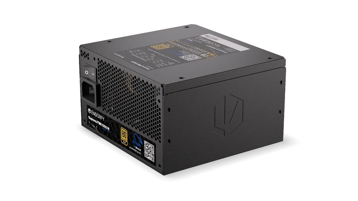 Power supply unit Endorfy Supremo FM6 1000W 80+ Gold, PCIe 5.1 - Fully Modular