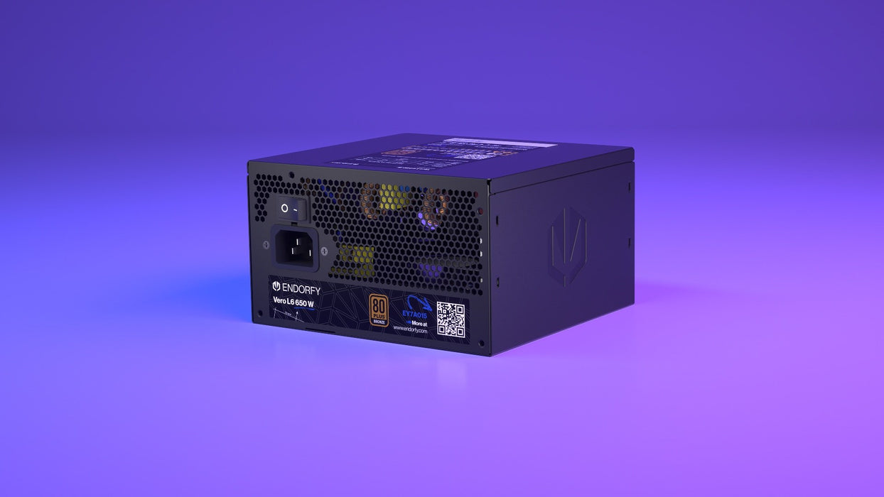 ENDORFY Vero L6 power supply unit 650 W 24-pin ATX ATX Black