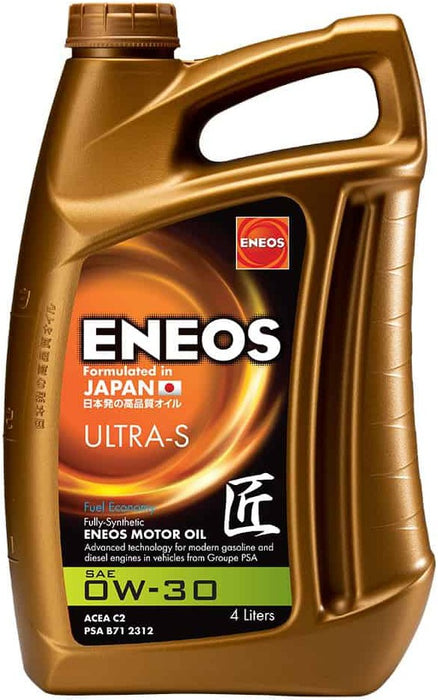 ENEOS ULTRA-S 0W-30 4L