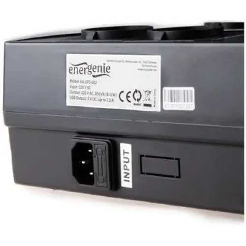 EnerGenie EG-UPS-001 uninterruptible power supply (UPS) Line-Interactive 0.65 kVA 390 W 4 AC outlet(s)