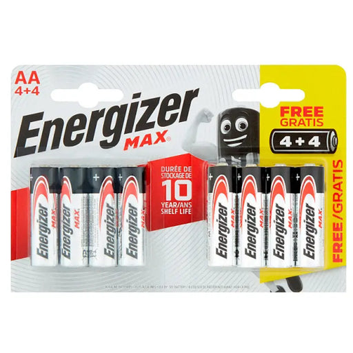 ENERGIZER MAX AA - Батерии<<<Батерии и фенери<<<Осветление<<<Praktiker&&&Батерии<<<Батерии и зарядни