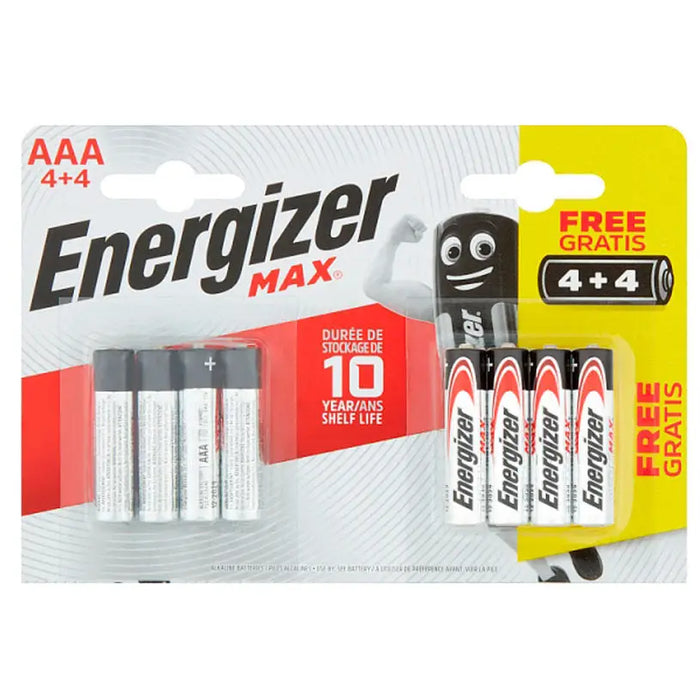 ENERGIZER MAX AAA - Батерии<<<Батерии и фенери<<<Осветление<<<Praktiker&&&Батерии<<<Батерии и зарядни