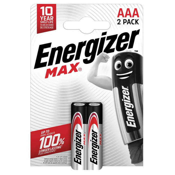 ALKALINE BATTERIES ENR MAX ALKALINE AAA CHP2 ENERGIZER