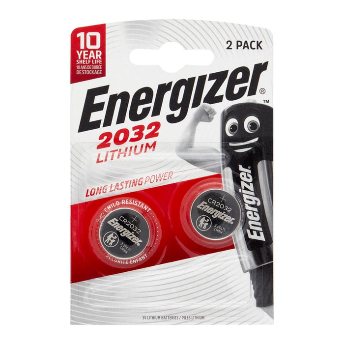 2 pcs. LITHIUM BATTERIES LITHIUM SPECIAL CR2032 BP2 ENERGIZER