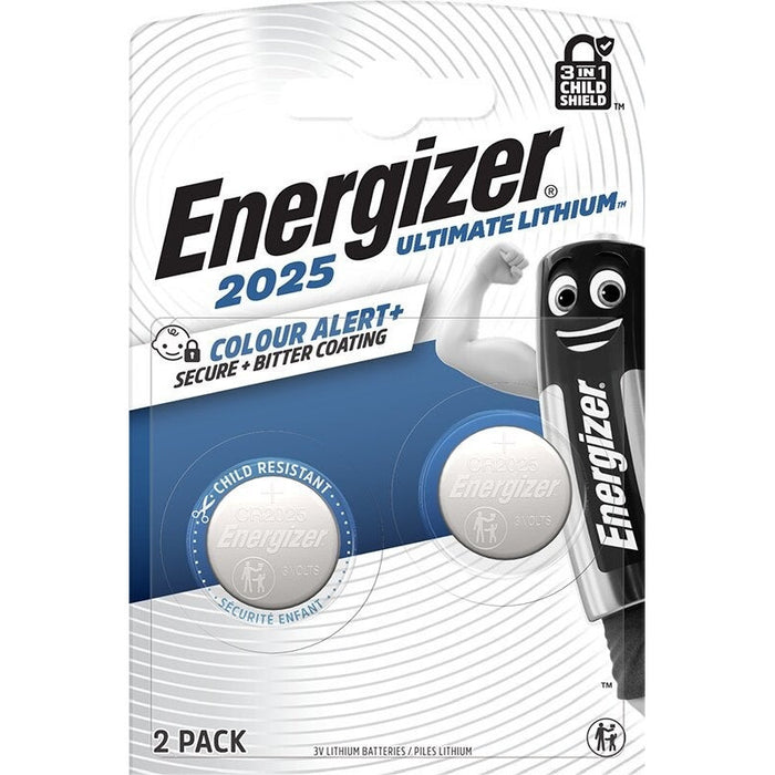 LITHIUM BATTERIES ENR ULTIMATE LITHIUM SPECIAL CR2025 BP2 ENERGIZER