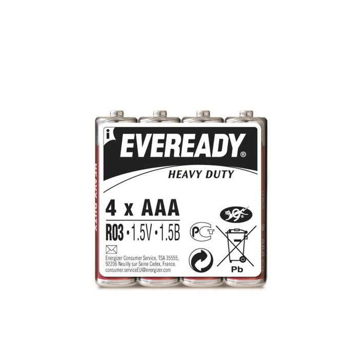 4 PACK OF EVEREADY HD AAA SHP4 ENERGIZER BATTERIES