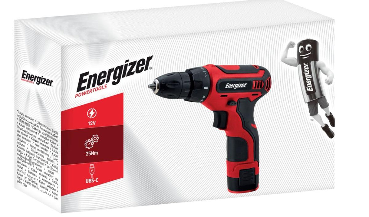 ENERGIZER 12V CORDLESS SCREWDRIVER