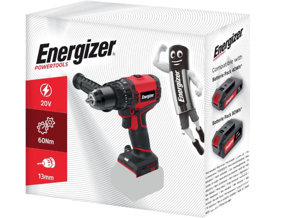 ENERGIZER 20V CORDLESS DRILL