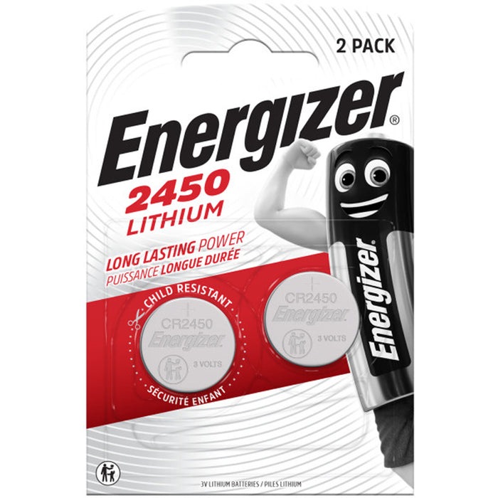 BATTERIES ENERGIZER CR2450 2 PCS