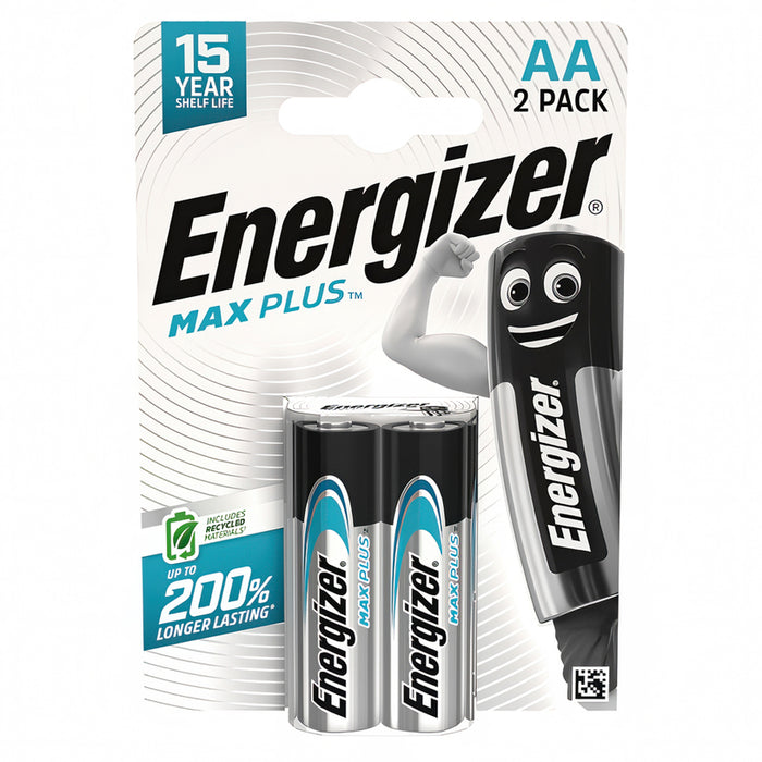 ENERGIZER MAX PLUS AA BATTERIES 2 PACK