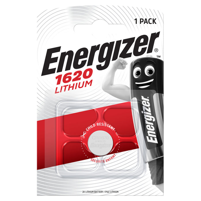 BATTERY CR1620 1 NUMBERS ENERGIZER LITHIUM