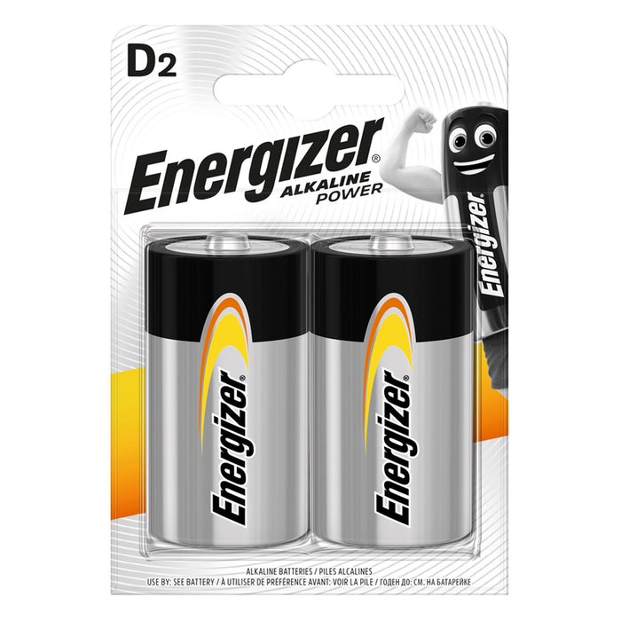 ALKALINE BATTERIES ALKALINE POWER D CHP2 ENERGIZER