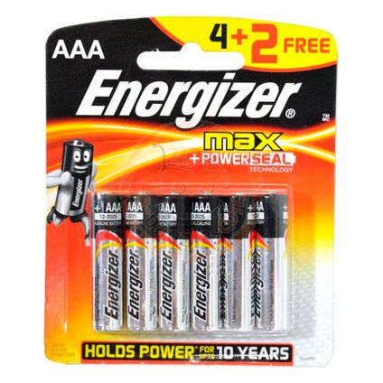 ALKALINE BATTERY MAX AAA 1.5V ENERGIZER MAX AAA