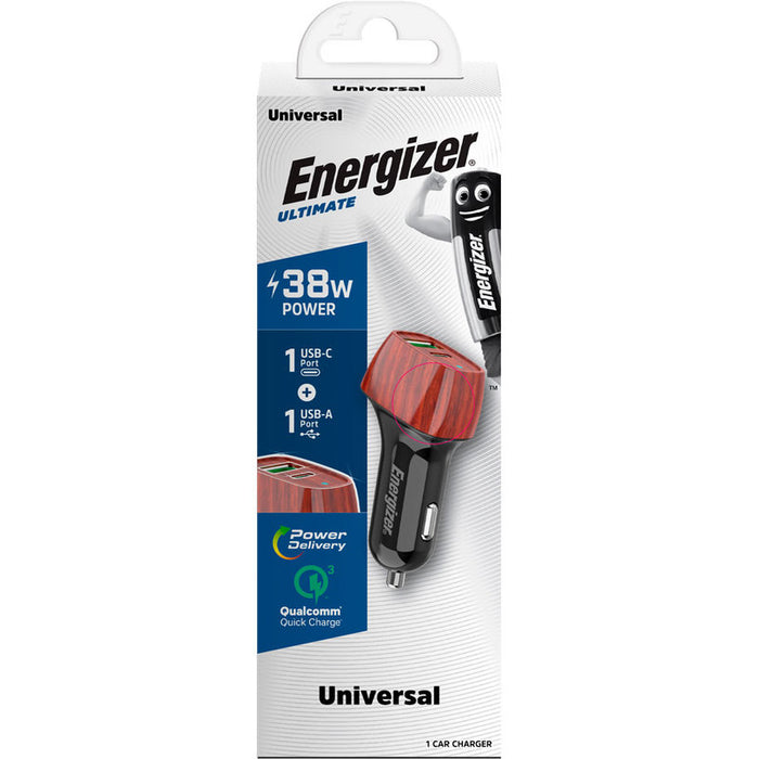 CHARGER 12V QC3 38W USB TYPE-C D38WO