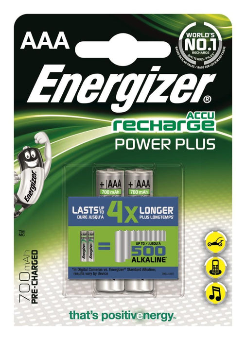 BATTERY ACCUMULATORY AAA 1.2 2 PCS POWER