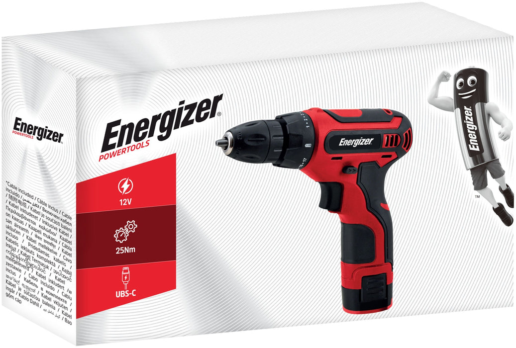 ENERGIZER 12V CORDLESS SCREWDRIVER