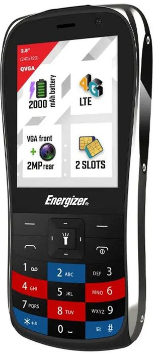 Mobile phone Energizer - E284S, 2.8'', 64MB/128MB, black