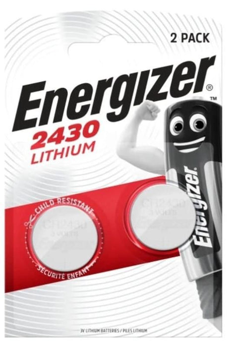BATTERIES CR2430 2 NUMBERS ENERGIZER LITHIUM