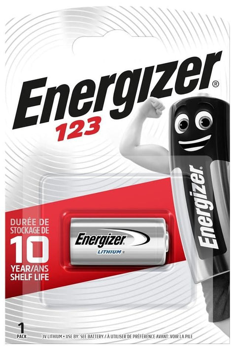 BATTERIES ENERGIZER LITHIUM CR123