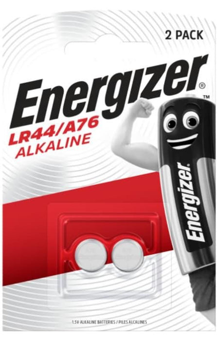 Button microalkaline battery LR-44 /AG13/ 2 pcs. 1.55V in ENERGIZER packaging