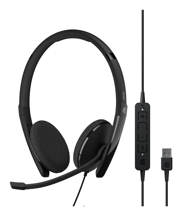 EPOS ADAPT 160T USB II Headset Wired Headband Office/Call Centre USB Type-A Black