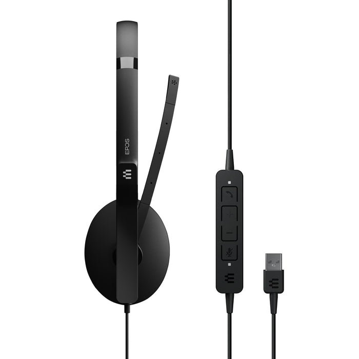 EPOS ADAPT 160 USB II headset, wired, headband, office/call center, USB Type-A, black