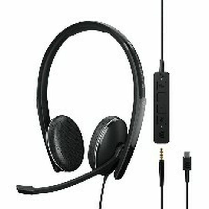 Headphones with Microphone Epos 1000906 Black