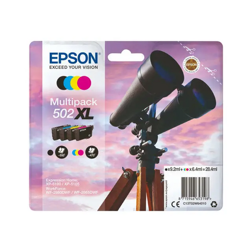 EPSON 1LB Multipack 4-colours 502XL Ink SEC w/s - Мастила и Мастилени глави<<<Консумативи - Мастила<<<Печат Сканиране и